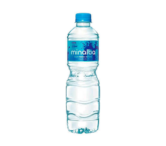 Água mineral com gás